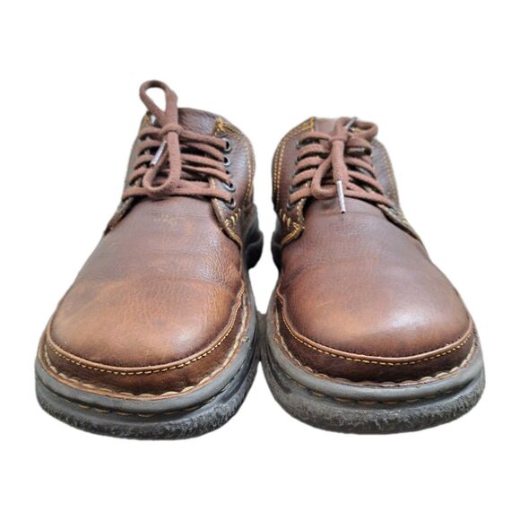 Born Moc Style Loafers Women's Brown Leather Lace Up Comfort Shoes Size 9.5M - Picture 2 of 9